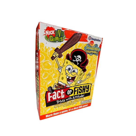 SpongeBob SquarePants Game Fact or Fishy DVD Imagination 2004 Sponge Bob - Picture 2 of 9